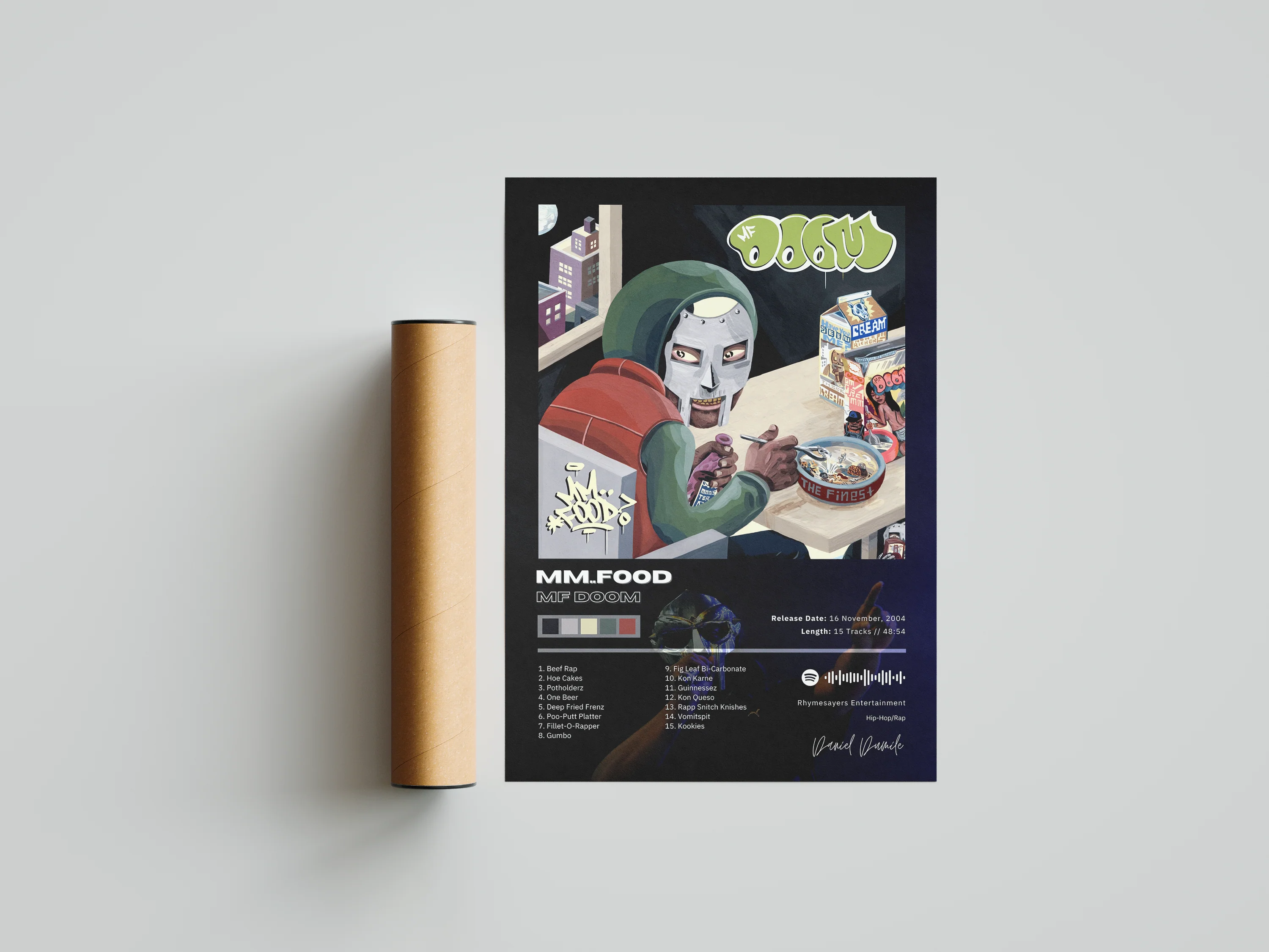 MF DOOM 'Mm..Food' Album Poster - Image 6