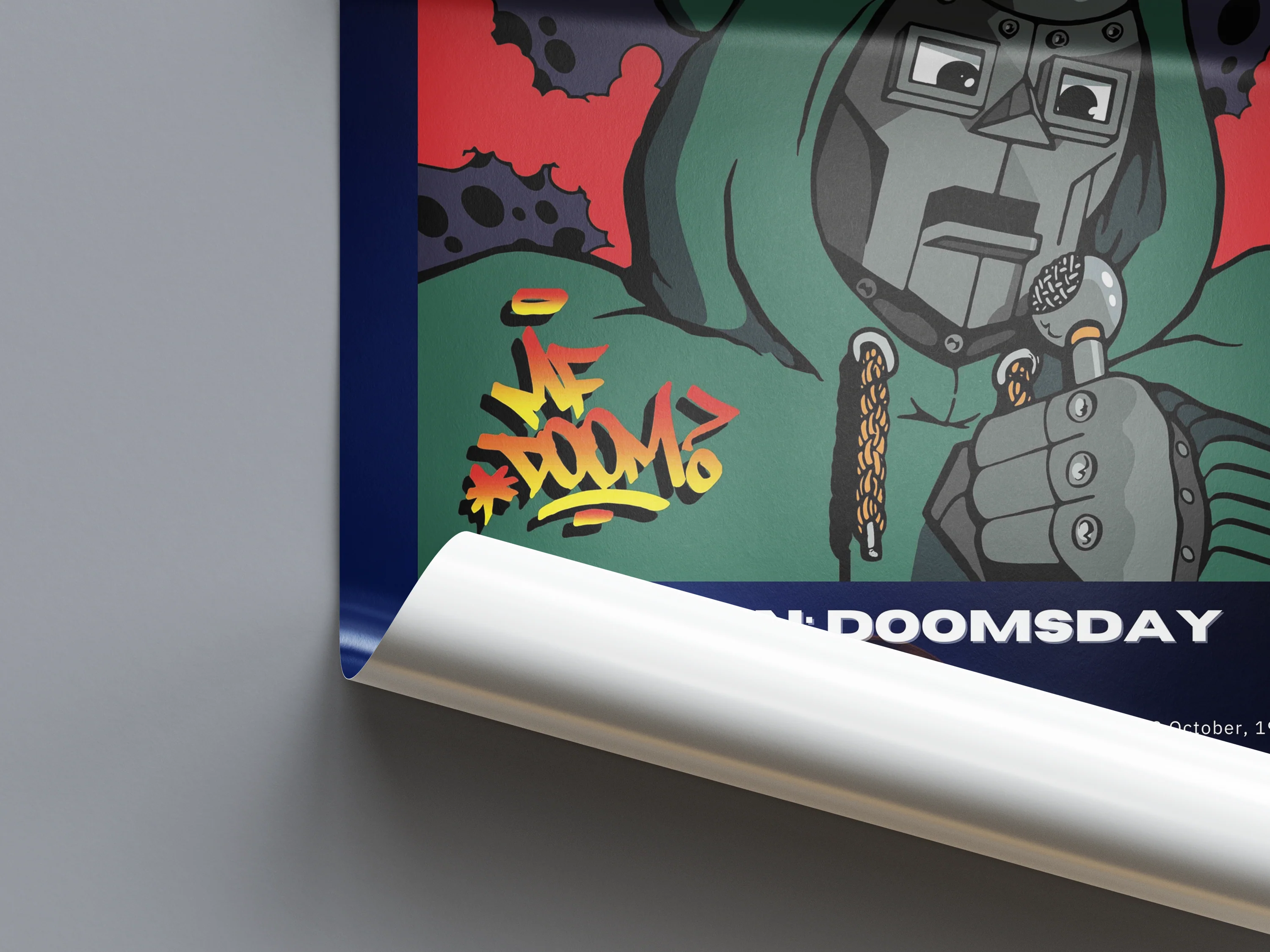 MF DOOM 'Operation: Doomsday' Album Poster - Image 3