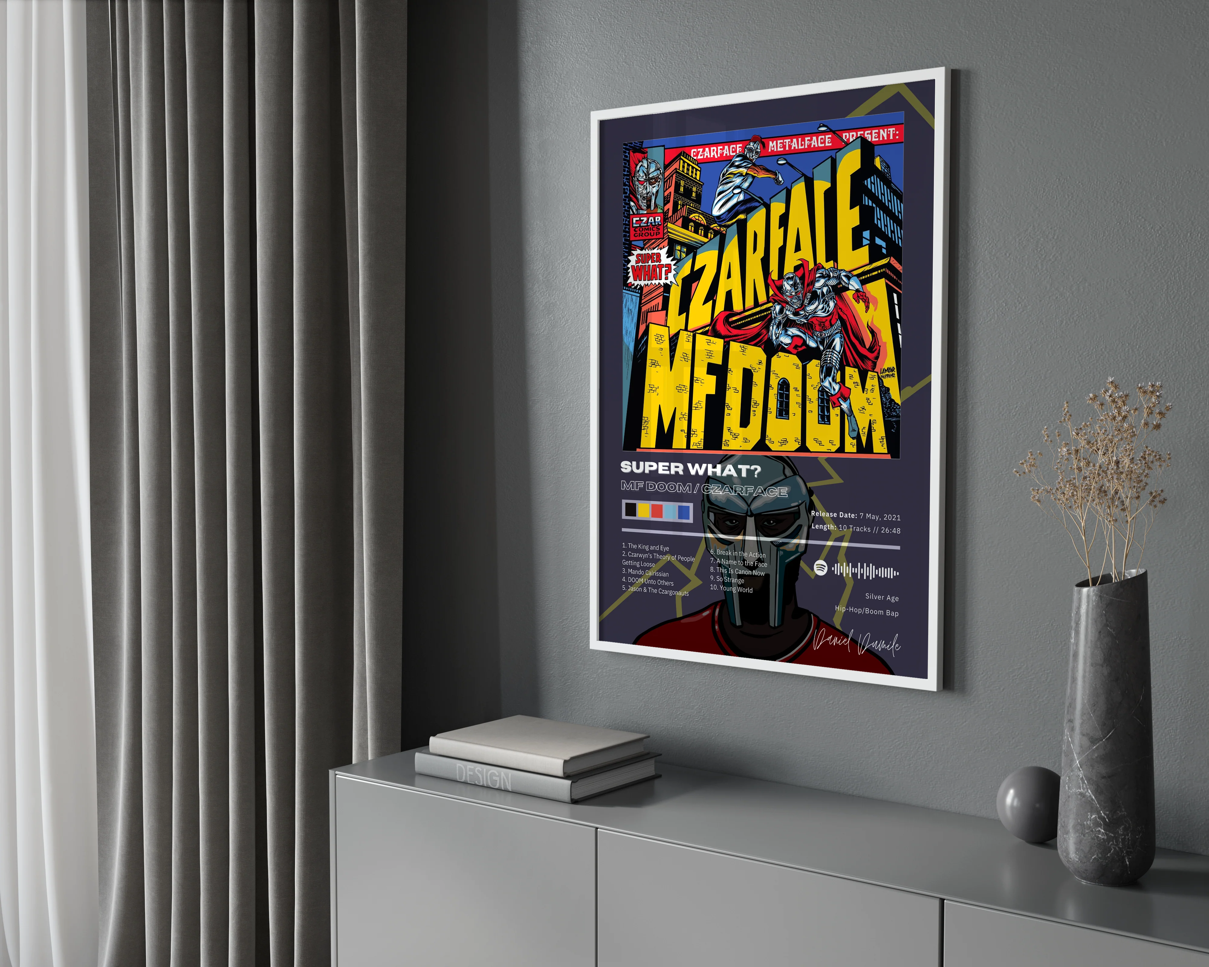 MF DOOM 'Super What?' Album Poster - Image 2