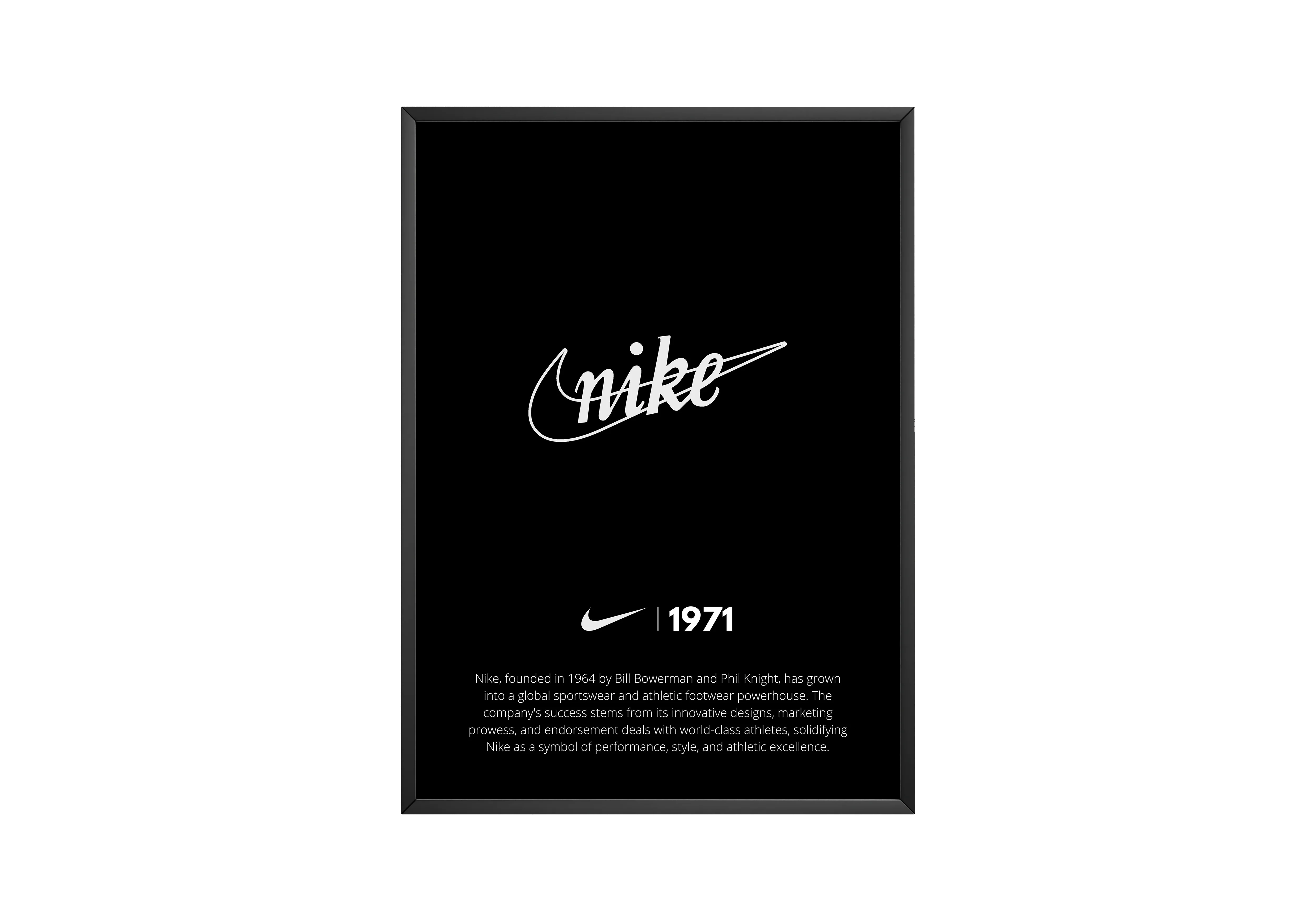 Nike 1971 Poster