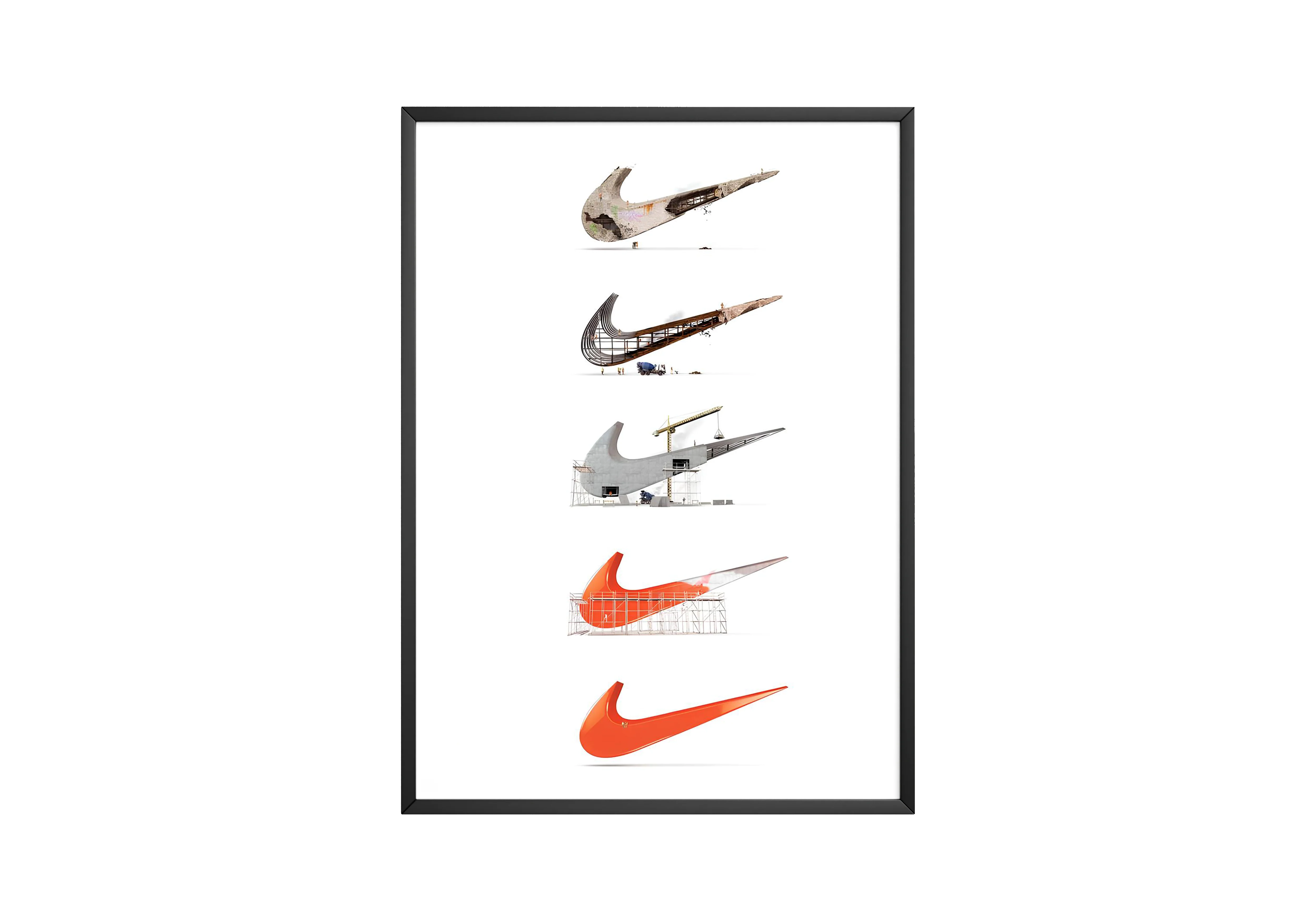 Nike Construction Poster