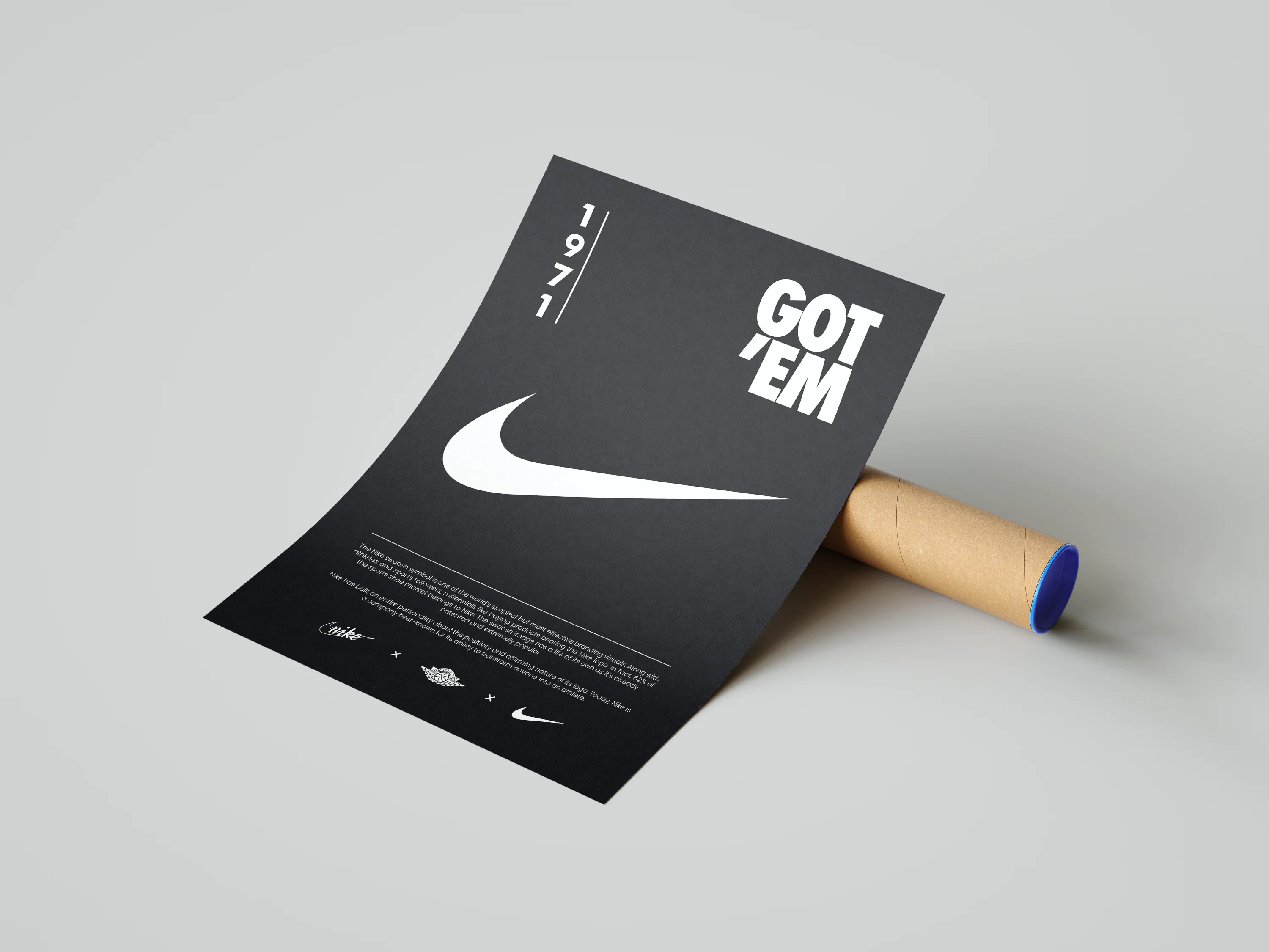 Nike Origins Black Poster - Image 3