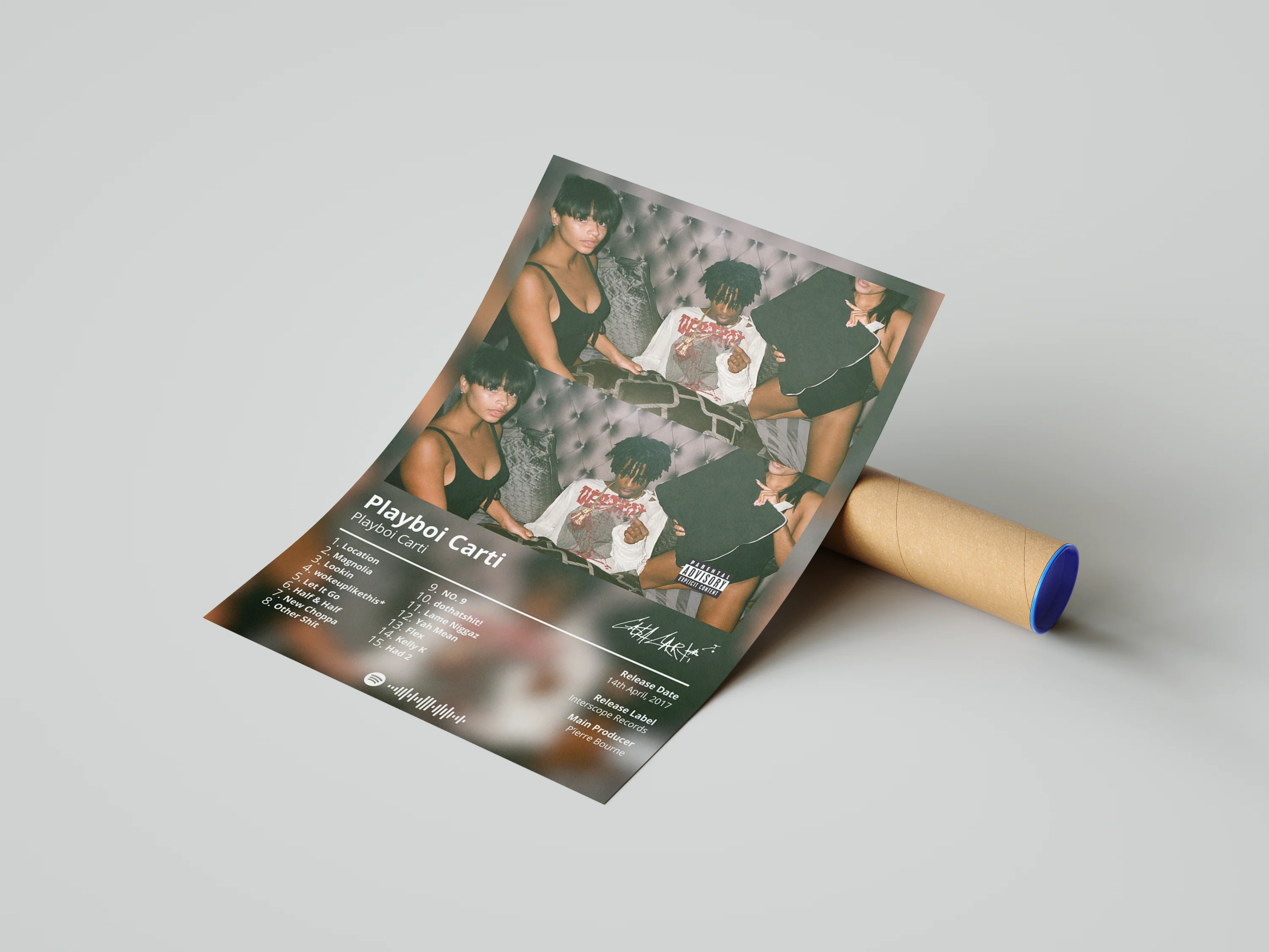 Playboi Carti 'Playboi Carti' Album Poster - Image 3