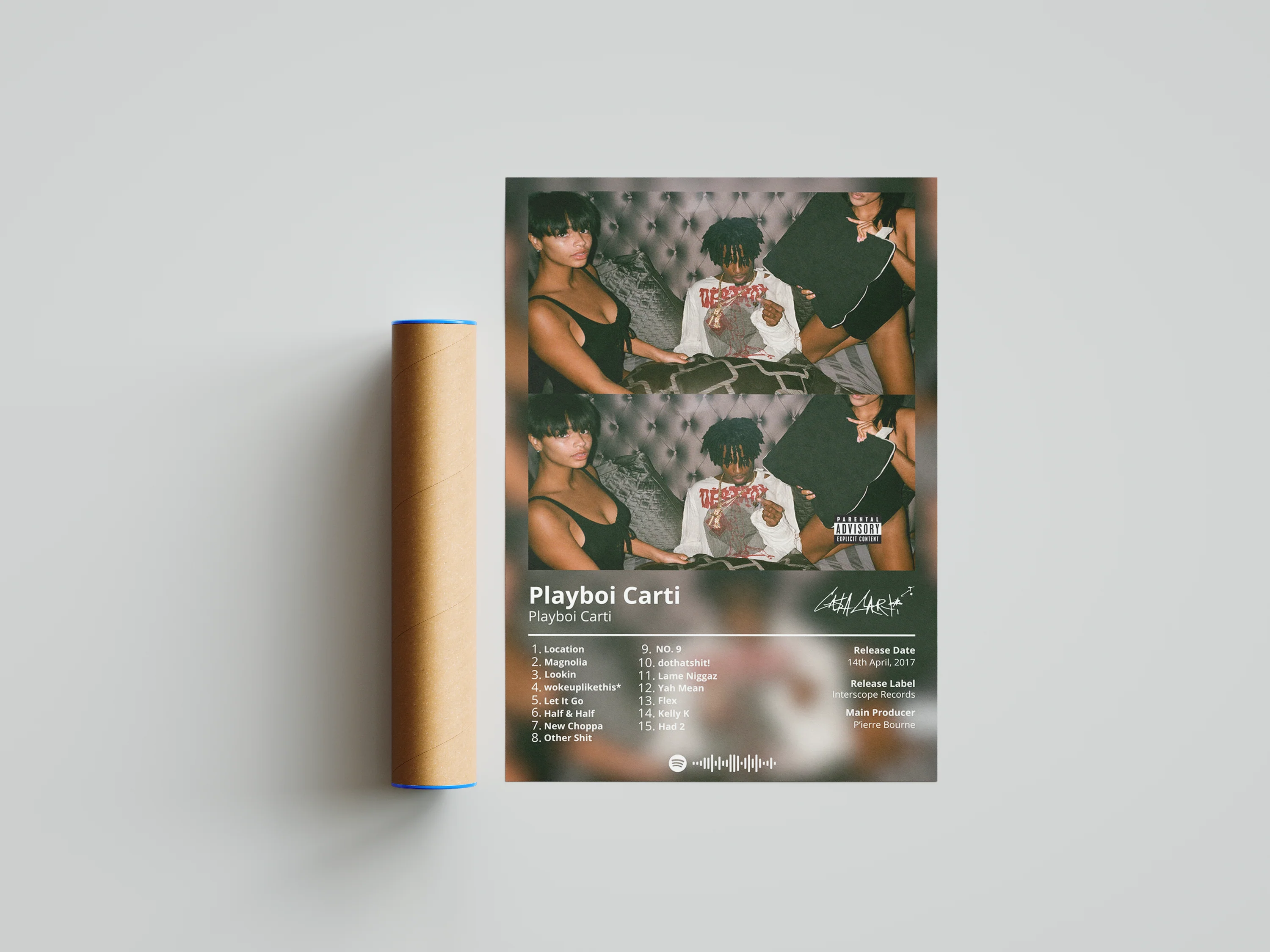 Playboi Carti 'Playboi Carti' Album Poster - Image 6