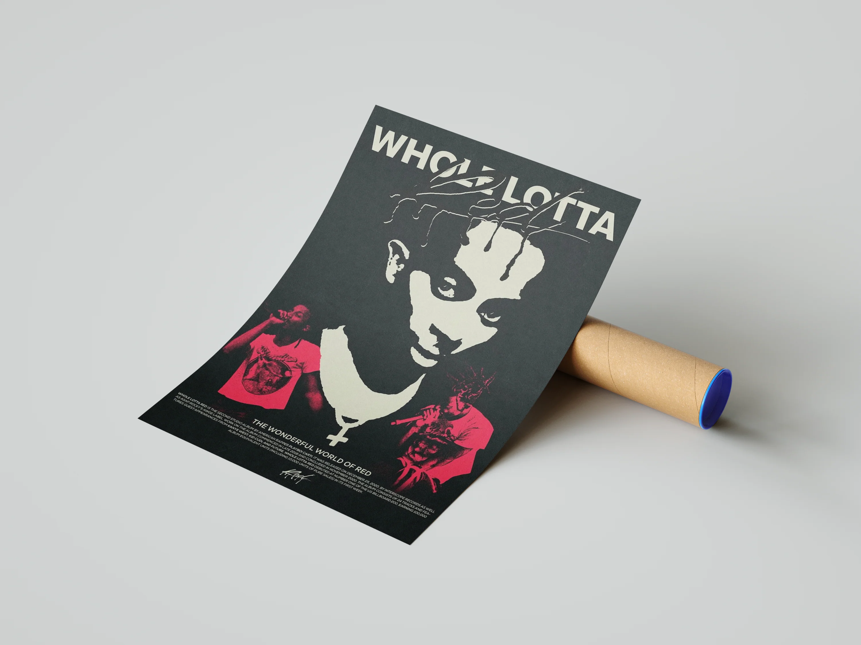Playboi Carti 'Whole Lotta Red' Poster - Image 3