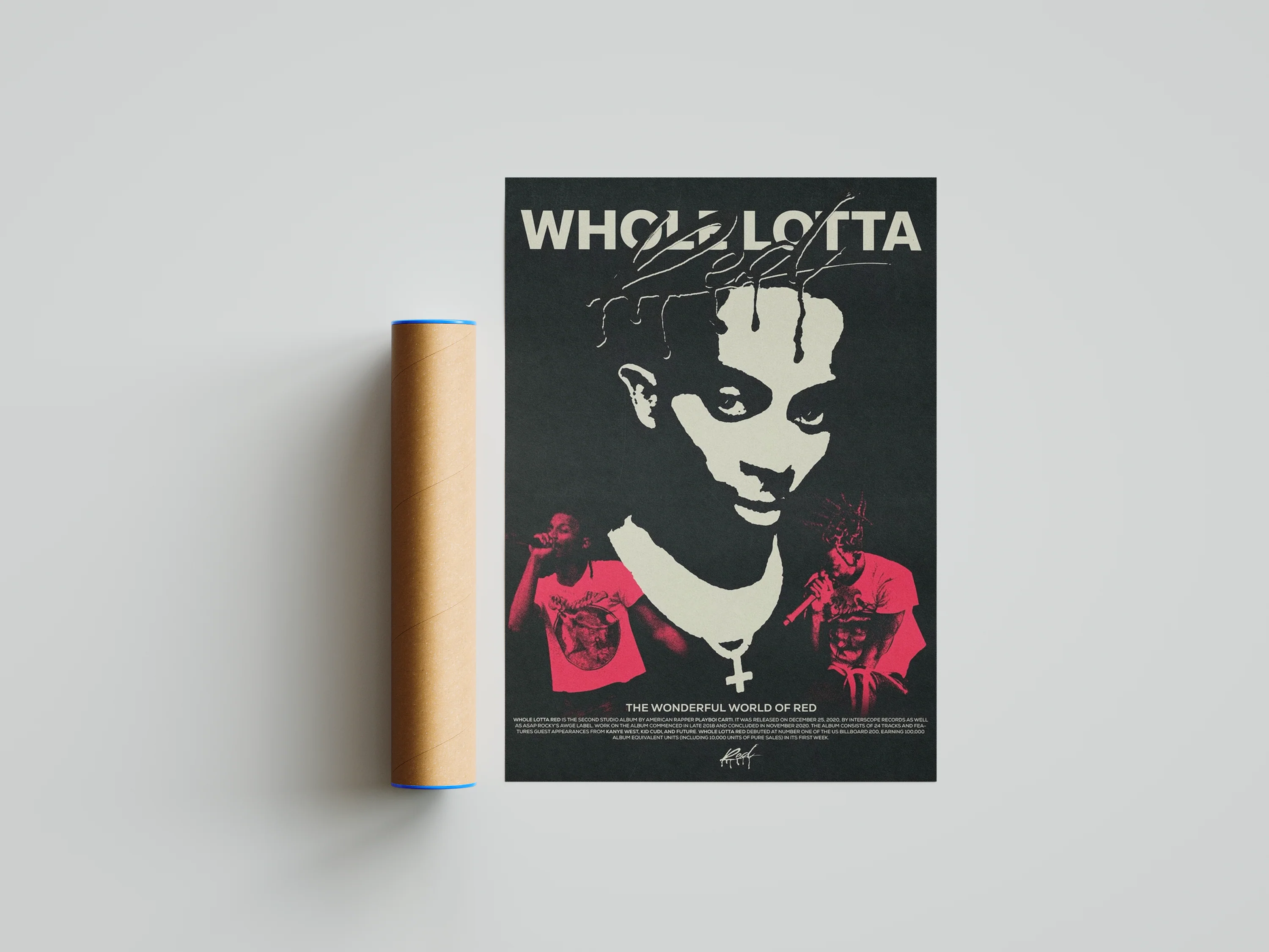 Playboi Carti 'Whole Lotta Red' Poster - Image 5