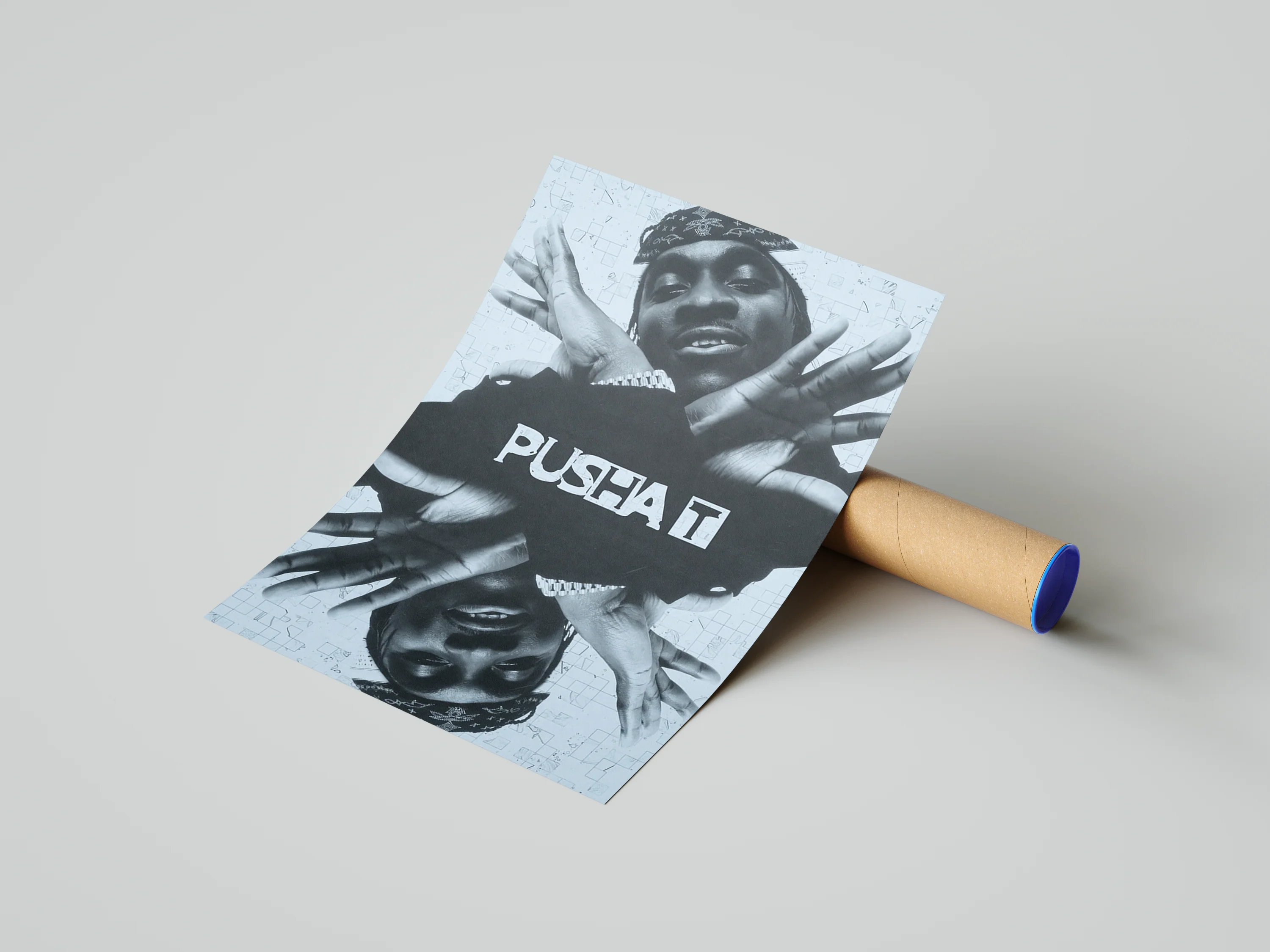 Pusha T 'Mirrored' Poster - Image 3
