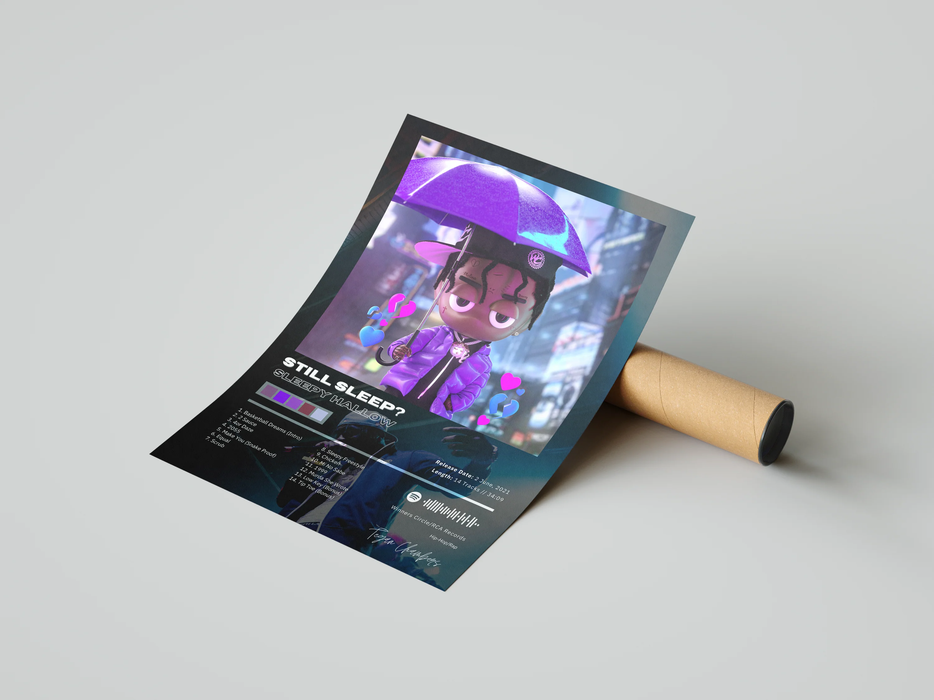 Sleepy Hallow 'Still Sleep? Album Poster - Image 4