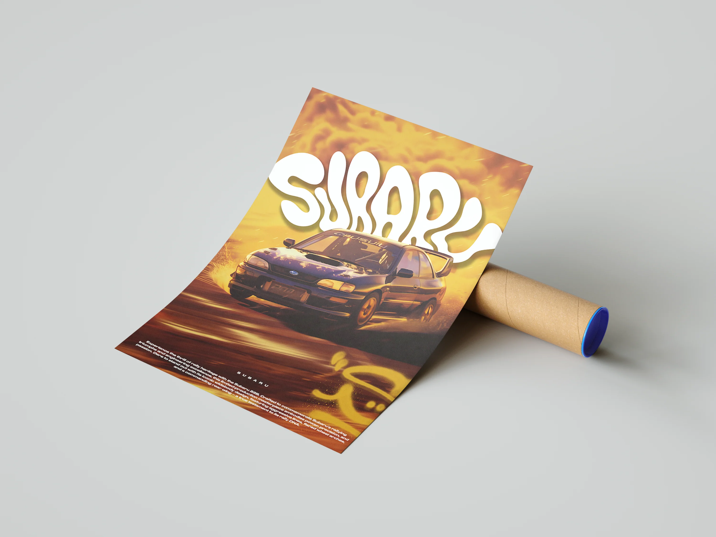 Subaru 22B Poster - Image 3