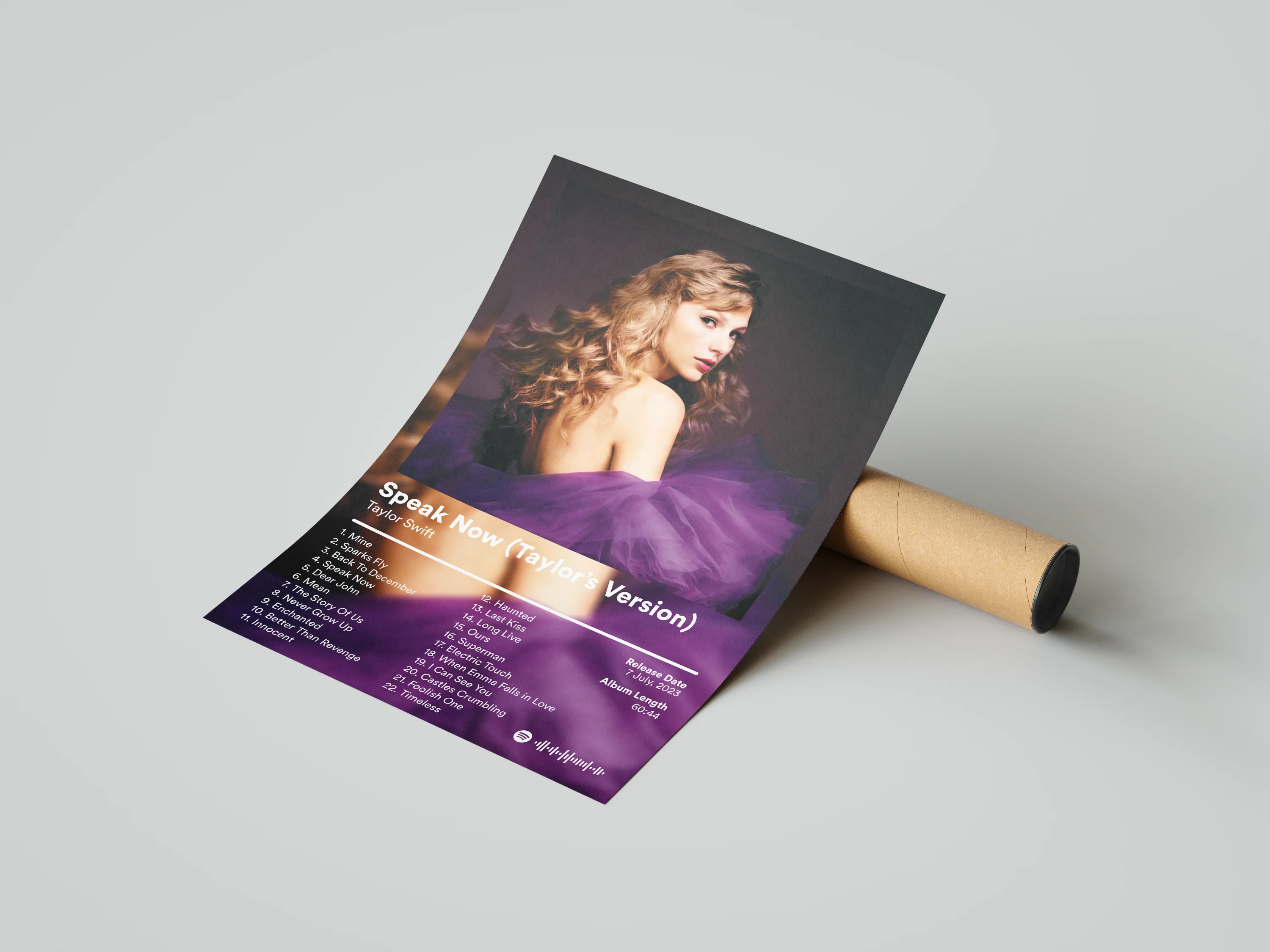 Taylor Swift 'Speak Now' (Taylor's Version) Album Poster - Image 4