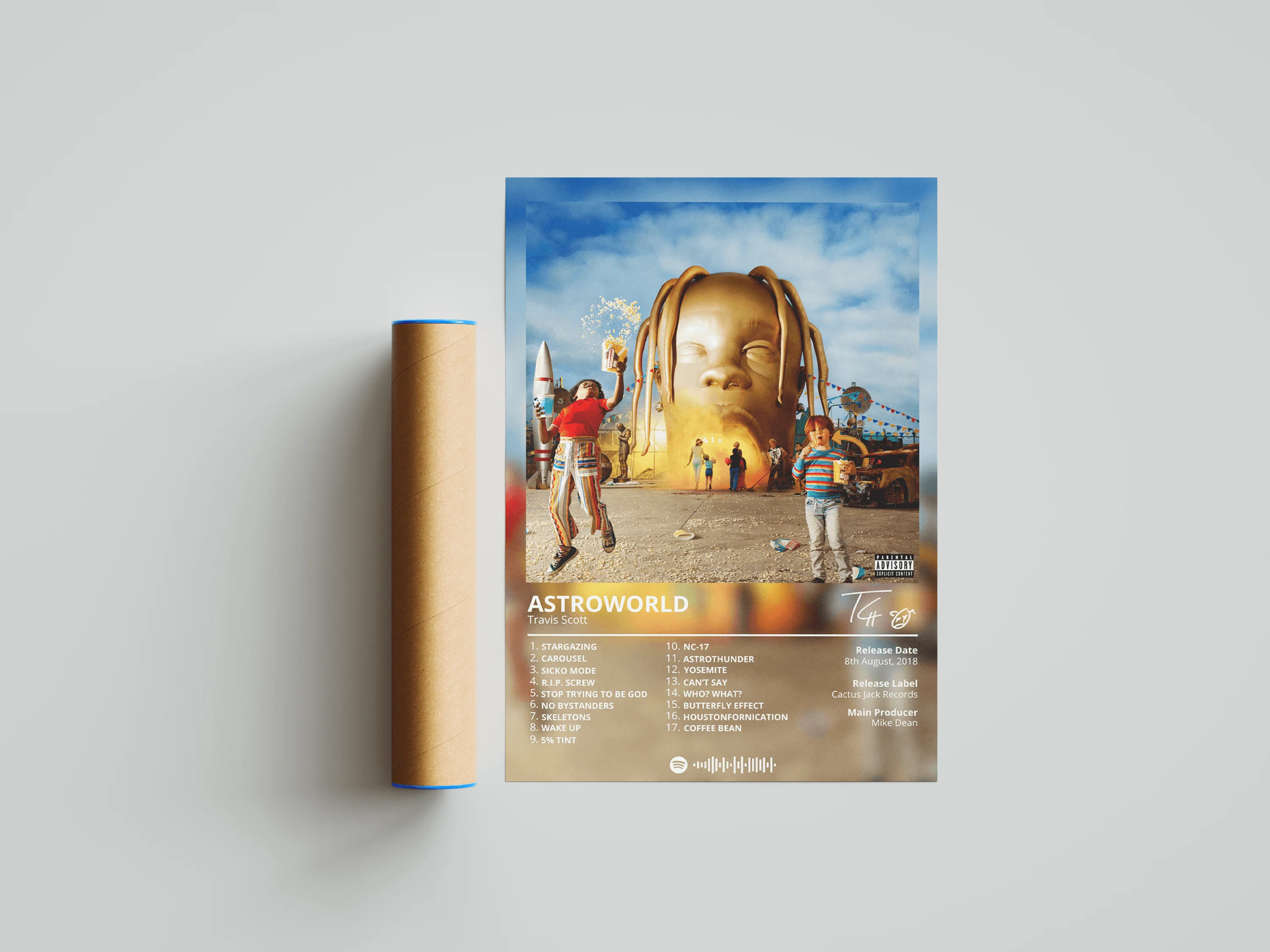 Travis Scott 'Astroworld' Album Poster - Image 5