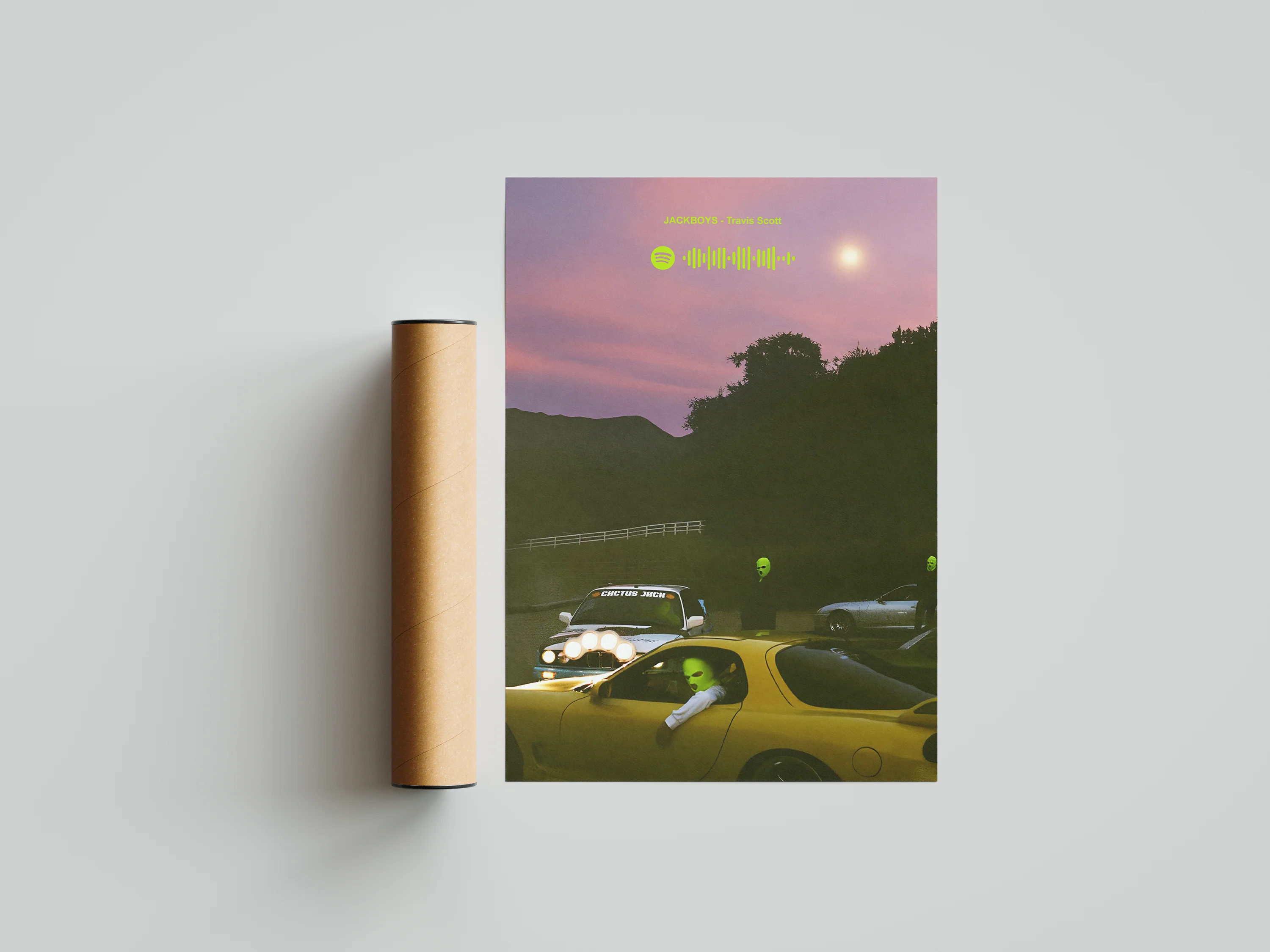 Travis Scott 'Jackboys' Spotify Poster - Image 6