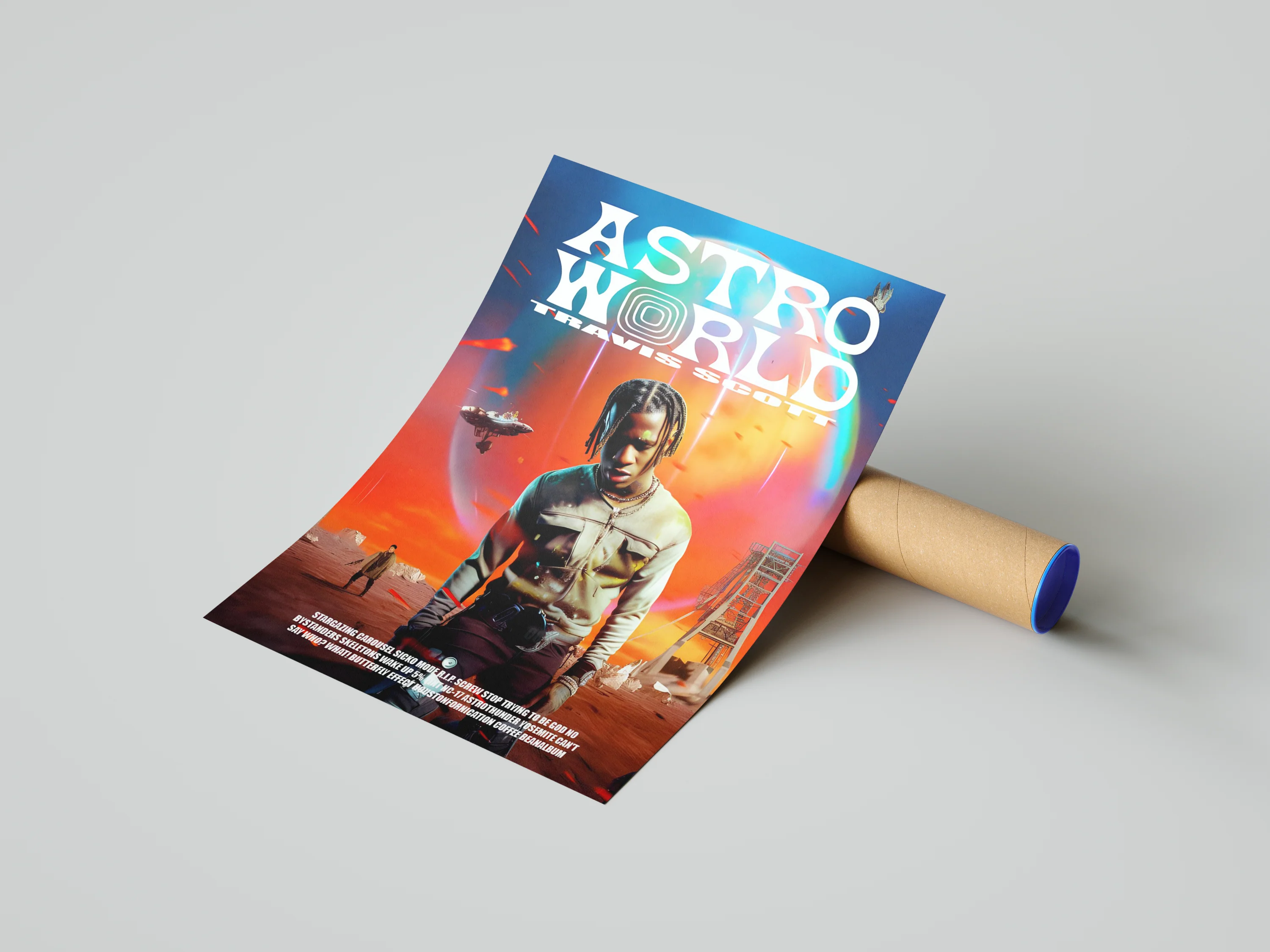 Travis Scott - Outerworld Atstro Poster - Image 3