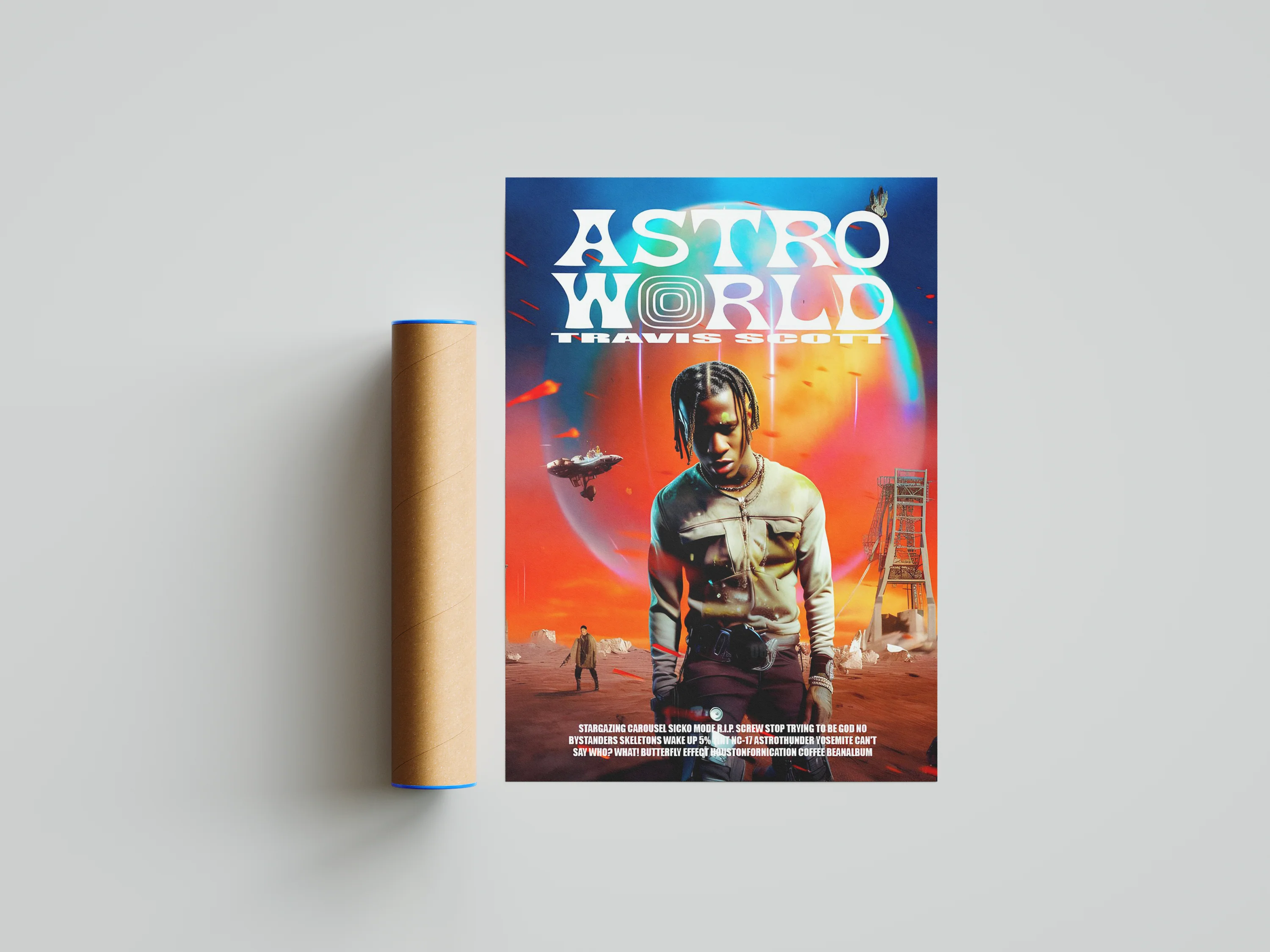 Travis Scott - Outerworld Atstro Poster - Image 6