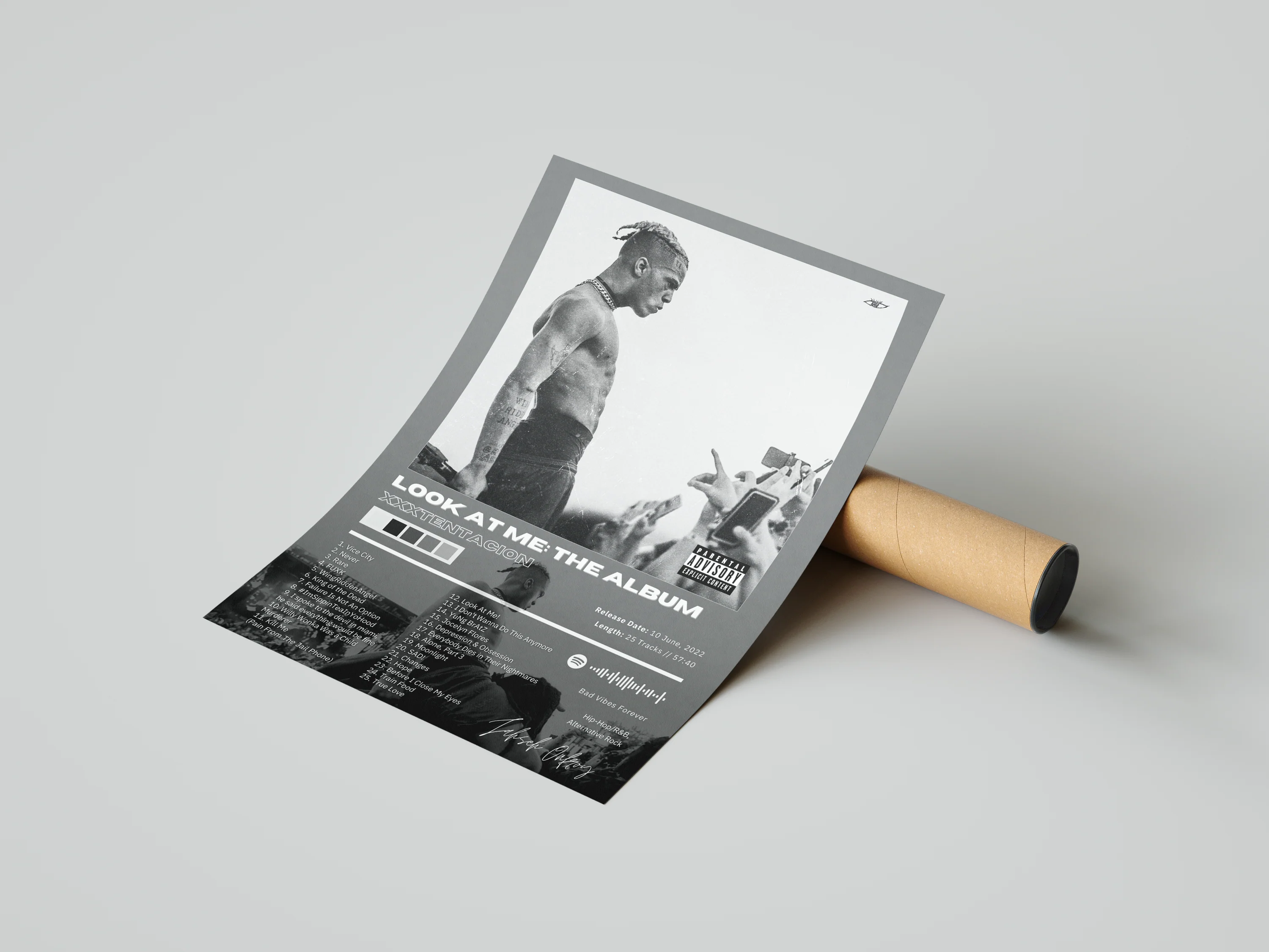 XXXTENTACION 'LOOK AT ME: THE ALBUM' Album Poster - Image 4