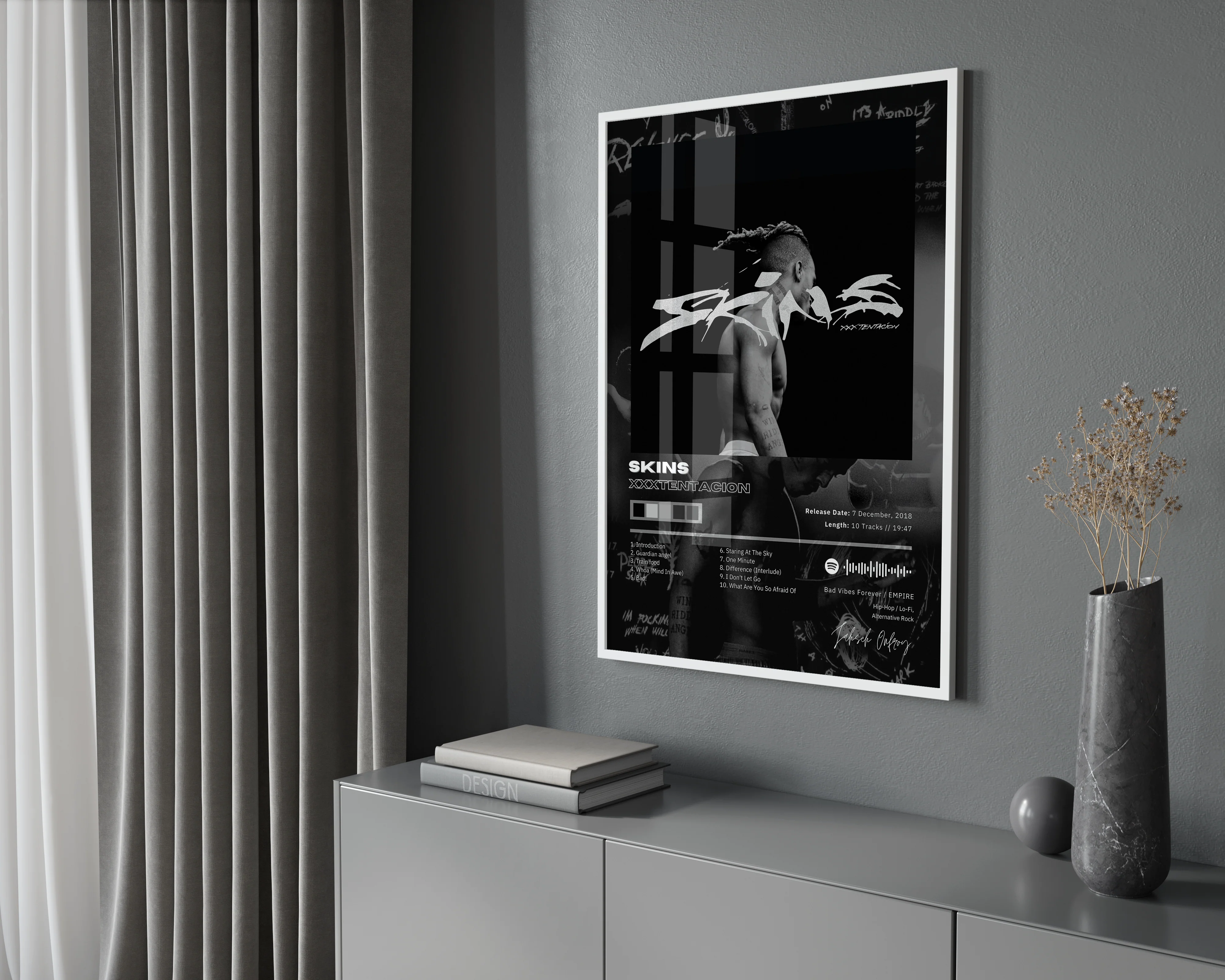 XXXTENTACION 'Skins' Album Poster - Image 2
