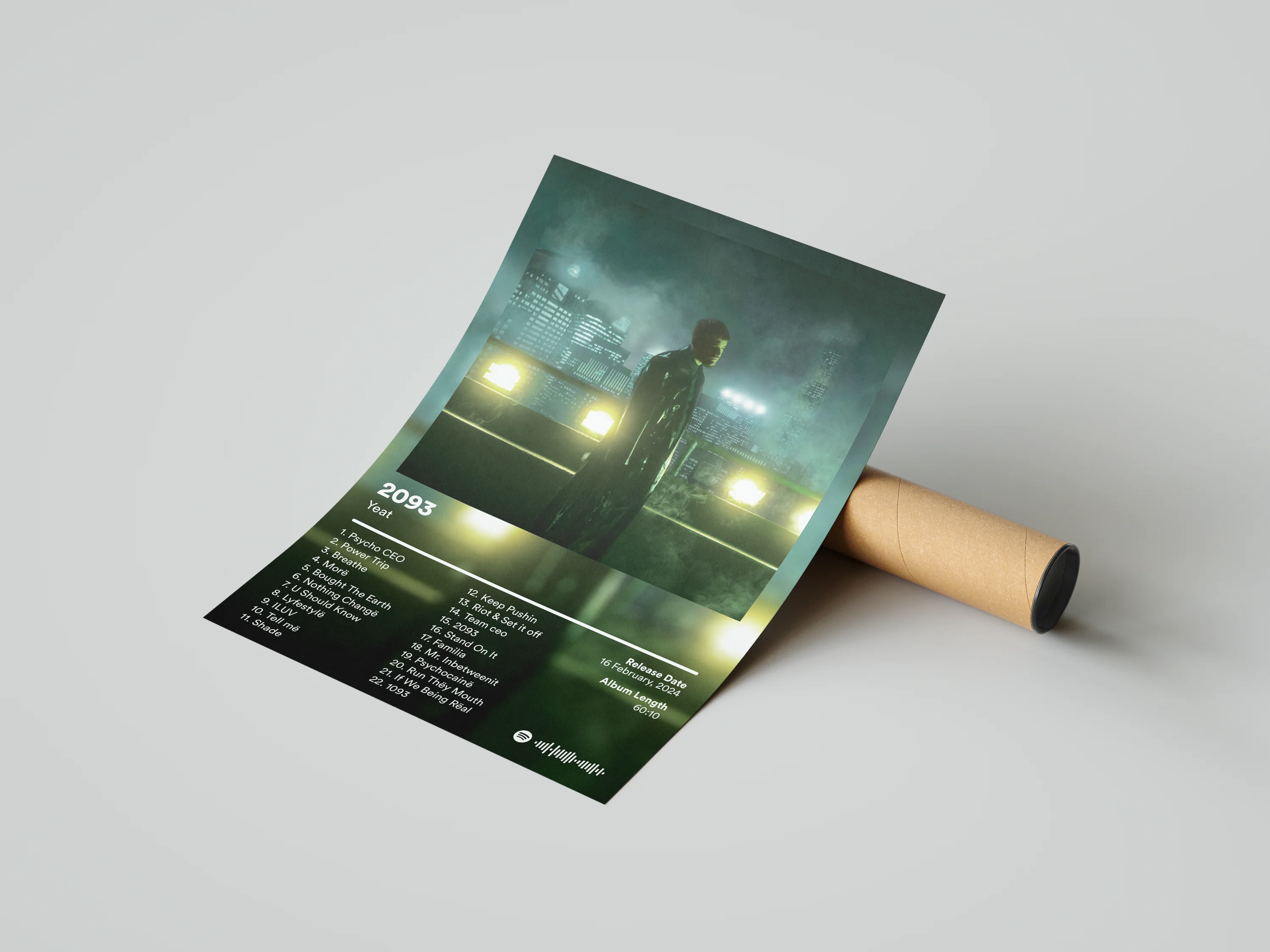 Yeat '2093' Album Poster - Image 4