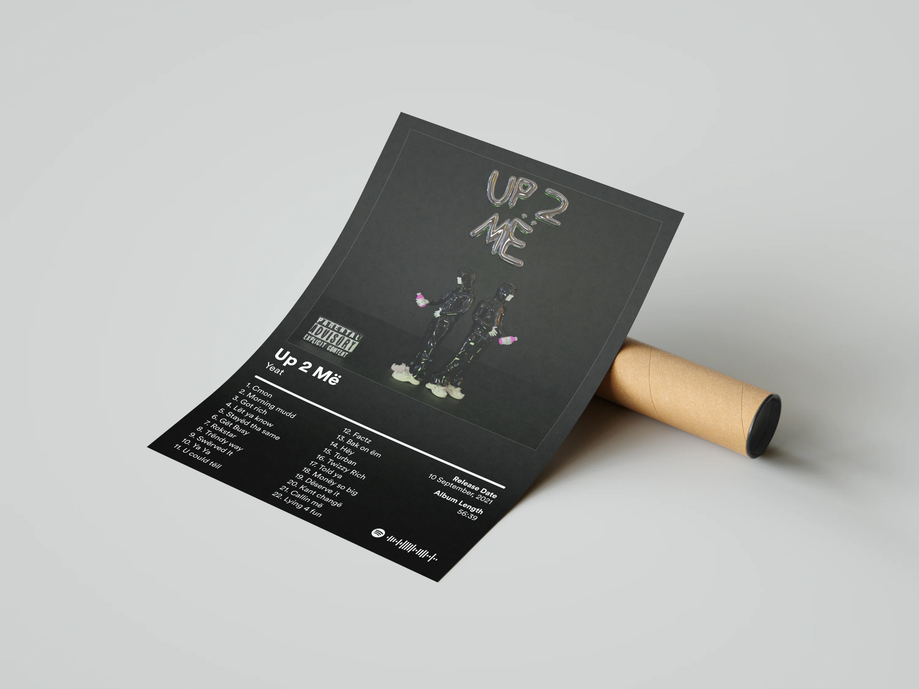 Yeat 'Up 2 Më' Album Poster - Image 4